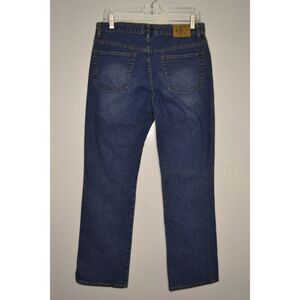 Calvin Klein Women's 10 Dark Wash High Rise Straight Leg Jeans